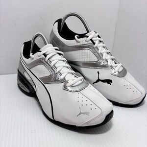 Puma Men's Tazon 6 FM, Puma White/Silver, Size 7.5